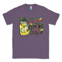 Lavender when life gives you lemons add sugar Classic Tee - SublimationCraftShop