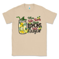 Mushroom when life gives you lemons add sugar Classic Tee - SublimationCraftShop