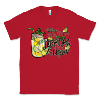 Red when life gives you lemons add sugar Classic Tee - SublimationCraftShop