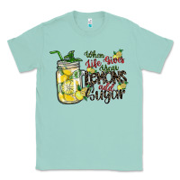 Seafoam when life gives you lemons add sugar Classic Tee - SublimationCraftShop