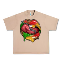 Burro juneteenth day lips Urban Heavy Tee - texasbilliewilder