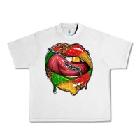 Lunar Rock juneteenth day lips Urban Heavy Tee - texasbilliewilder