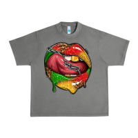 Tornado juneteenth day lips Urban Heavy Tee - texasbilliewilder
