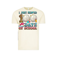 Vintage Arctic i just served 100 days of school volleyball Vintage Tee - Zillion Design Studio