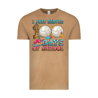 Vintage Camel i just served 100 days of school volleyball Vintage Tee - Zillion Design Studio