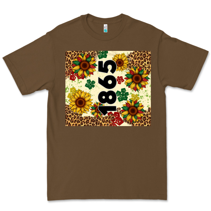 Juneteenth 1865 Sunflowers Premium Tee by Artiststas | Teevron