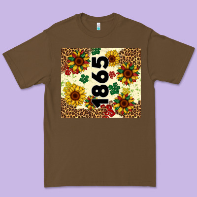 Juneteenth 1865 Sunflowers Premium Tee Designed By Artiststas