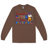 Chestnut i'm not drunk i'm patriotic zillion Long Sleeve Tee - Zillion Design Studio