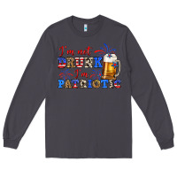 Smoke i'm not drunk i'm patriotic zillion Long Sleeve Tee - Zillion Design Studio