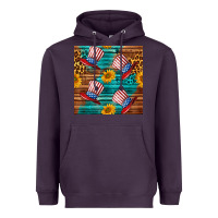 Plum celebrity hat with leopard Heavyweight Hoodie - BundleAndBundleShop