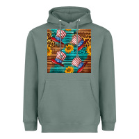 Sage celebrity hat with leopard Heavyweight Hoodie - BundleAndBundleShop