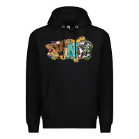 Black one baby cow Premium Hoodie - NancyCooperArtShop