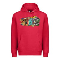 Cardinal one baby cow Premium Hoodie - NancyCooperArtShop