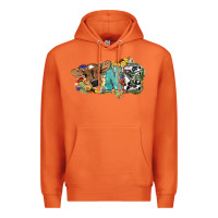 Carrot one baby cow Premium Hoodie - NancyCooperArtShop