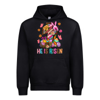 Black He Is Risen Easter Urban Hoodie - BundleAndBundleShop