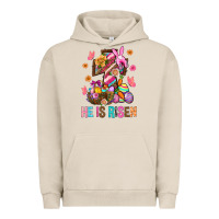 Pigment French Oak He Is Risen Easter Urban Hoodie - BundleAndBundleShop