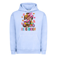 Pigment Grape Ice He Is Risen Easter Urban Hoodie - BundleAndBundleShop