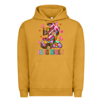 Pigment Peanut Butter He Is Risen Easter Urban Hoodie - BundleAndBundleShop