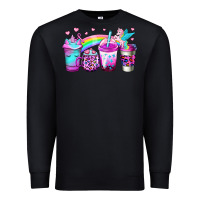 Black unicorn coffee Premium Sweatshirt - Jasminsmagicworld