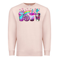 Pale Pink unicorn coffee Premium Sweatshirt - Jasminsmagicworld