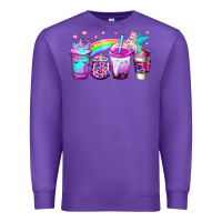 Purple unicorn coffee Premium Sweatshirt - Jasminsmagicworld