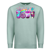 Seafoam unicorn coffee Premium Sweatshirt - Jasminsmagicworld