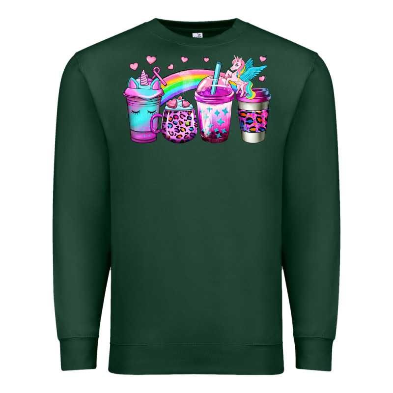 Unicorn Coffee Premium Sweatshirt by Jasminsmagicworld | Teevron