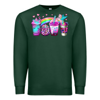 Sports Green unicorn coffee Premium Sweatshirt - Jasminsmagicworld