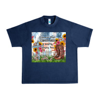 Navy christian western american made country raised Urban Heavy Tee - Zillion Design Studio