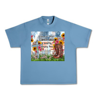 Pebble Blue christian western american made country raised Urban Heavy Tee - Zillion Design Studio