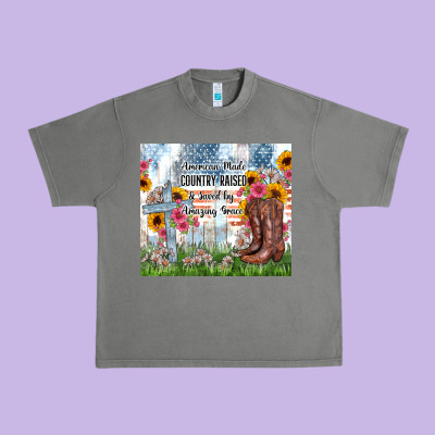 Urban Heavy Tee christian western american made country raised