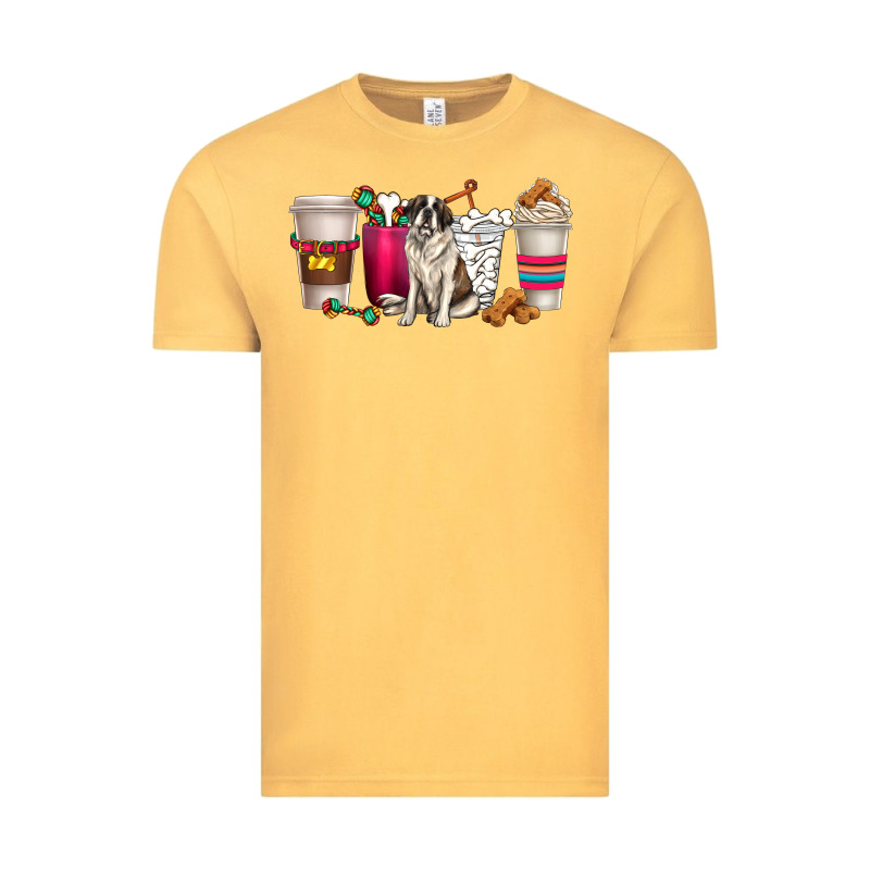 St. Bernard Dog Coffee Cups Vintage Tee by texasbilliewilder | Teevron