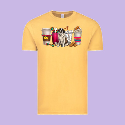 St. Bernard Dog Coffee Cups Vintage Tee Designed By Texasbilliewilder