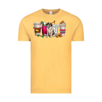 Vintage Mustard st. bernard dog coffee cups Vintage Tee - texasbilliewilder