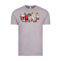 Vintage Zinc st. bernard dog coffee cups Vintage Tee - texasbilliewilder