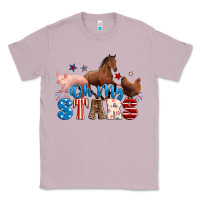 Lilac Horse pig chicken with oh my stars Classic Tee - Neo Western