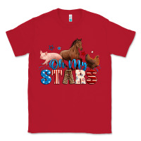 Red Horse pig chicken with oh my stars Classic Tee - Neo Western