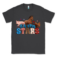 Smoke Horse pig chicken with oh my stars Classic Tee - Neo Western