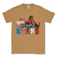 Toasted Coconut Horse pig chicken with oh my stars Classic Tee - Neo Western
