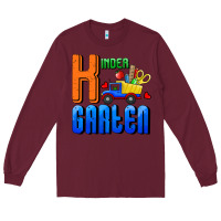 Burgundy kindergarten Long Sleeve Tee - RanaPortraitStore