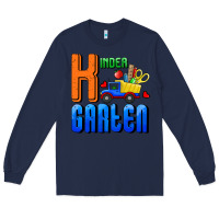Navy kindergarten Long Sleeve Tee - RanaPortraitStore
