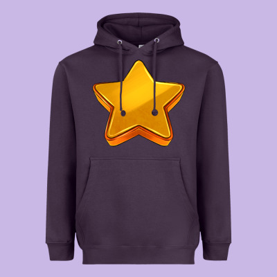 3d Golden Stars Heavyweight Hoodie Designed By Adodesignshop