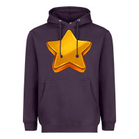 Plum 3d golden stars Heavyweight Hoodie - AdoDesignShop
