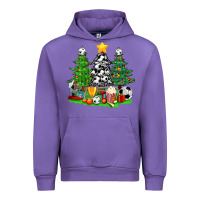 Tulip Christmas With Soccer Trees Urban Hoodie - BundleAndBundleShop