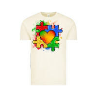 Vintage Arctic autism puzzle pieces heart Vintage Tee - Zillion Design Studio