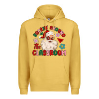 Antique Gold rockin around the classroom Premium Hoodie - MaliasSmallBusiness
