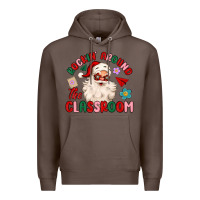 Coffee rockin around the classroom Premium Hoodie - MaliasSmallBusiness
