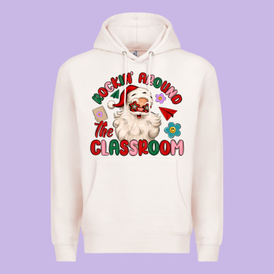 Rockin Around The Classroom Premium Hoodie Designed By Maliassmallbusiness