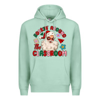 Seafoam rockin around the classroom Premium Hoodie - MaliasSmallBusiness