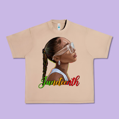 Urban Heavy Tee juneteenth black woman